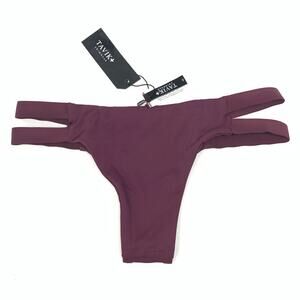 Tavik Chloe Mini Swim Bottom Merlot Size XS NEW